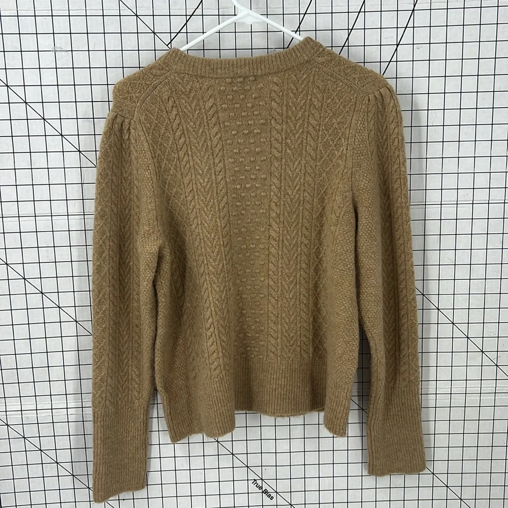 J.Crew acrylic wool alpaca blend sweater L